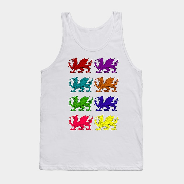 Cymru Pop Tank Top by SimplyMrHill